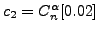 $ c_2=C_n^\alpha [0.02]$