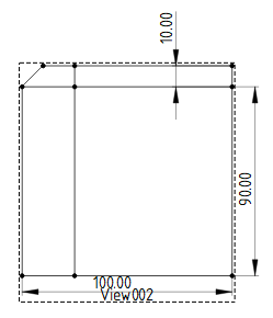 Fig. Inserts vertical dimension and horizonal dimension