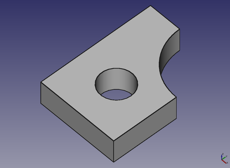 Changing extruding size and cutout depth