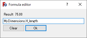 Formula editor