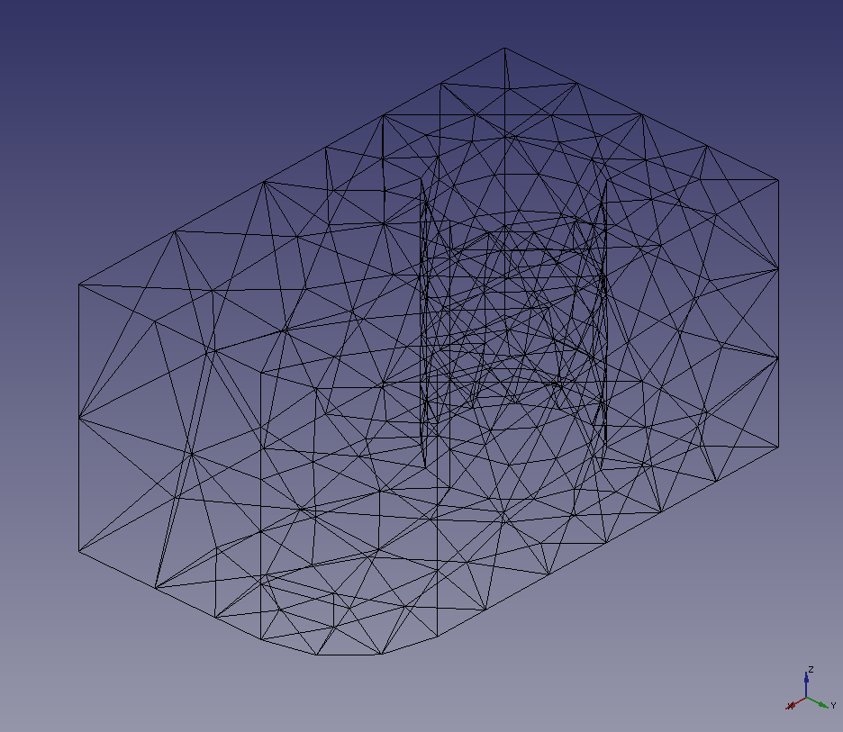 Fig. Wireframe display mode