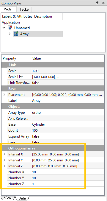 Fig. Changing Orthogonal Array parameters