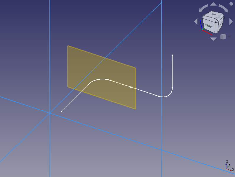 Fig. sketches for a sweep path