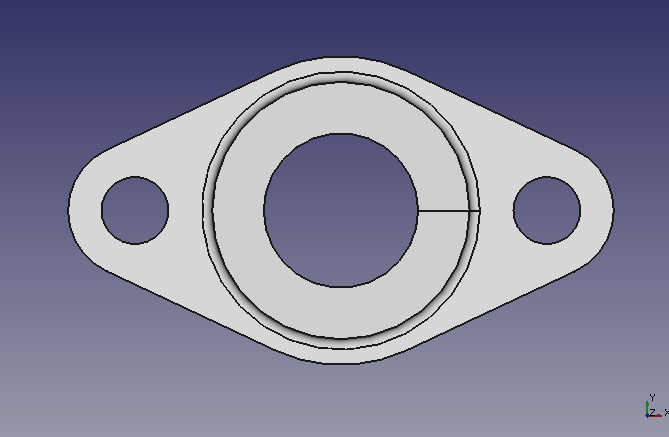 Fig. Changing viewpoint to the top view in 3D view