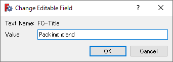 Fig. Text input dialog