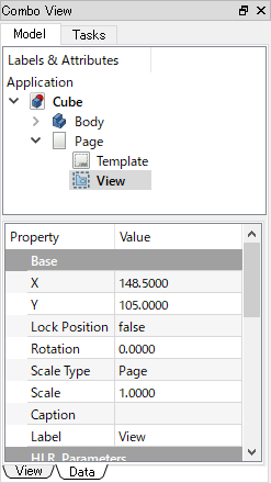 TechDraw-view_modeltree