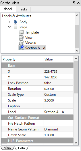 TechDraw-viewsection_datatab