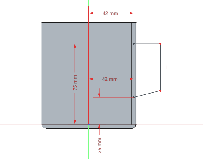 Constraining the edges to horizontal/vertical