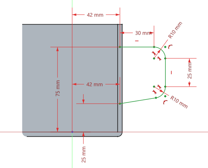 Constraining corner radii