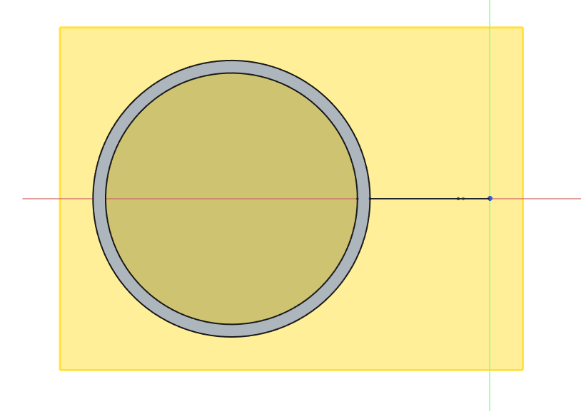 New sketch on the datum plane