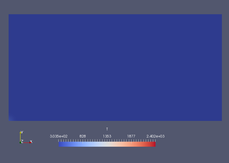 Temperature at 0.001 s (T)