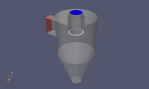 Model geometry (semi-transparent display)