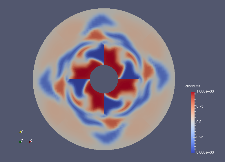 Volume ratio of air at 0.3 sec (alpha.air)