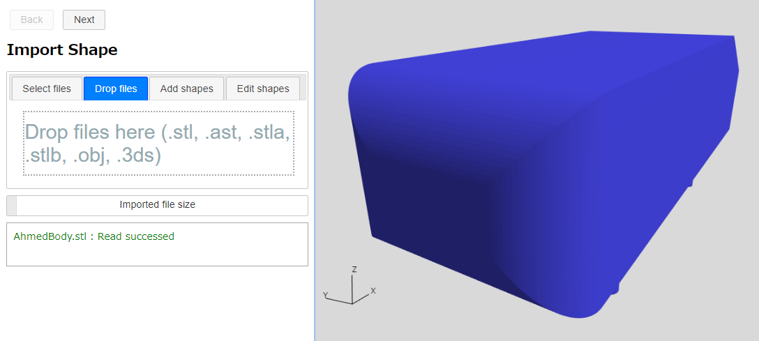 Importing shapes from a file