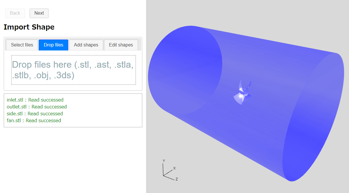 Importing shapes from a file