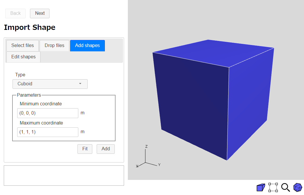 Adding a cuboid