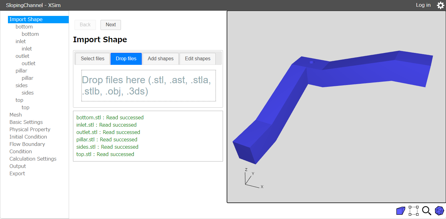 Importing shapes from a file