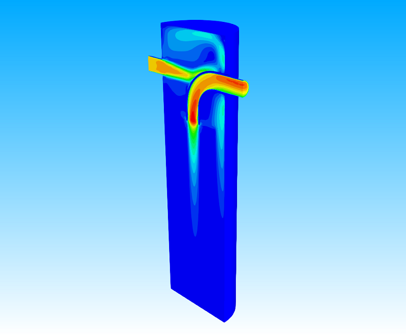 Calculation result (flow velocity)